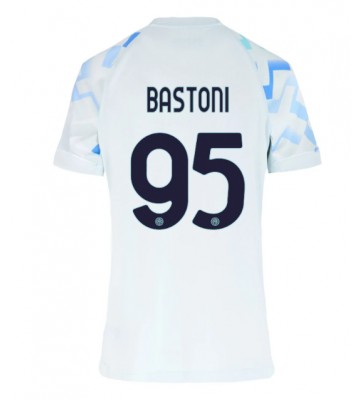 Lacne Ženy Futbalové dres Inter Milan Alessandro Bastoni #95 2025-26 Krátky Rukáv - Preč